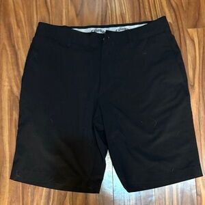 Callaway Black Men's Flat Front Shorts